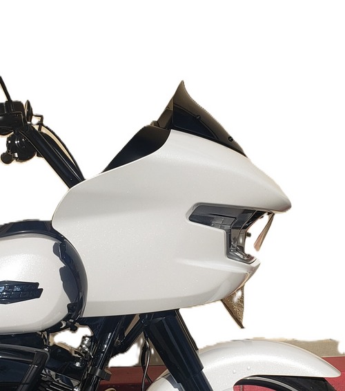 Wind Vest 57-9040 9.5" Gun Dark Smoke Flip Windshield Road Glide 24-25