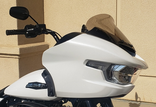 Wind Vest 57-1110 11.5" Light Smoke Flip Windshield Road Glide 24-25