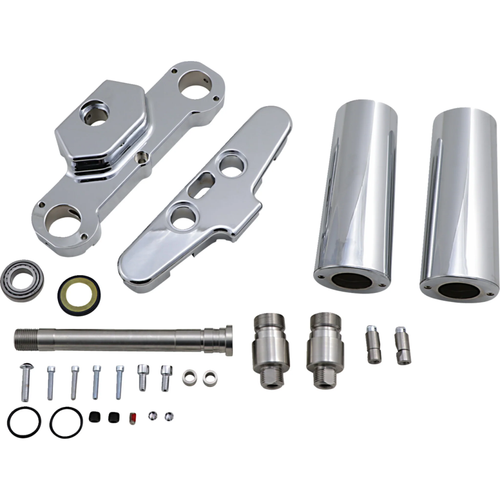 Hawg Halters 41FBCR6 X23 Bolt-On 6? Triple Tree Kit Triple Tree Kit - 26" - Chrome - '00-'17