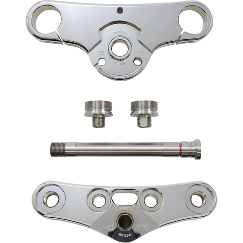 Hawg Halters 49WGCR3-ST18 49 mm Triple Tree Triple Tree - 49 mm - Chrome