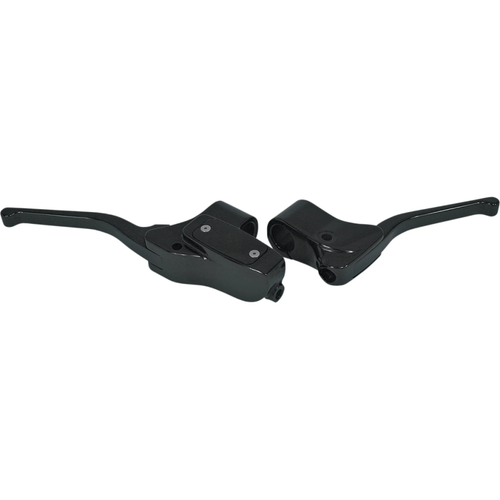 Hawg Halters HBMA-AS21 Billet Mechanical Brake Assembly ? Lever Assembly Brake Master Cylinder Assembly - 9/16" - Black