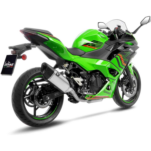 Leovince 15607U Lv-14 R Stainless Slip-on Exhaust Ninja 400 500 18-25