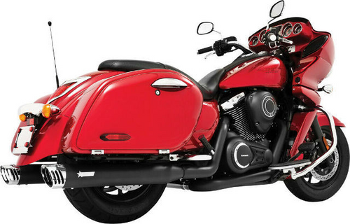 Freedom Performance MY00105 Pitch Black Racing True Dual exhaust ROADSTAR 99-14