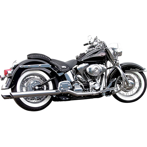 Bassani 31117B Slip-On Mufflers for True Dual Headers - Slash-Up - Chrome