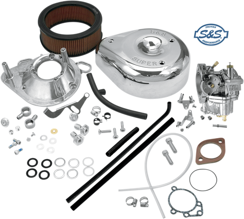 S&S CYCLE 11-0442 Super E Carburetor Kit without Manifold - Evolution Big Twin
