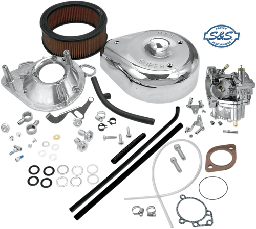 S&S CYCLE 11-0442 Super E Carburetor Kit without Manifold - Evolution Big Twin