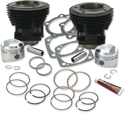 S&S CYCLE 91-9024 Stock Bore 80" Cylinder and Standard Compression Piston Kit - 80" Low Compression