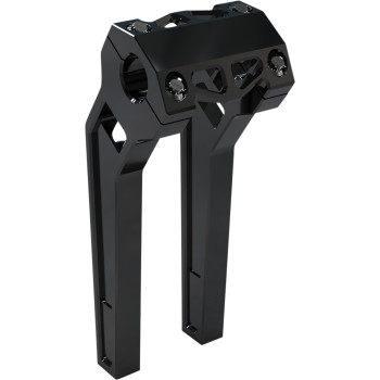 LA Choppers LA-7481-10B  10" OverSize 1 1/4" Pullback Risers Black