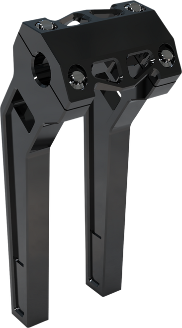 LA Choppers LA-7471-10B  10"  Pullback Risers Black 1" bars