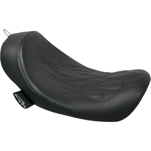 Danny Gray 22-603F Buttcrack? Solo Seat ? Flame Stitched - Black - Flame Stitched - FXD '06-'17