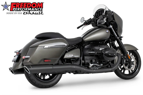 Freedom BM00346 Black 4.5"  Extended Slip-on Exhaust R18 Transcontinental Roctane