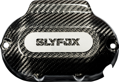 Slyfox 12059G Carbon Fiber CF Transmission Cover M8 FL Road & Street Glide 17-25