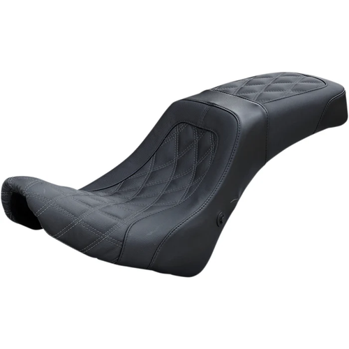 Danny Gray 21-208DIA Airhawk Weekday 2Up XL Seat Black Diamond Stitch M8 Softail 18-23