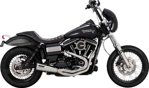 Vance 27635 Brushed Stainless 2:1  Upsweep Exhaust System Dyna 10-17