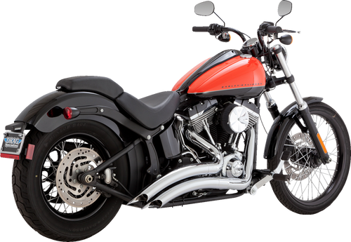 Vance 26079 Chrome Big Radius Exhaust 86-17 Softail