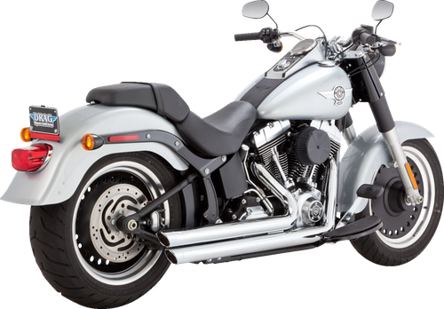 Vance 17959 Chrome Big Shots Staggered Exhaust 86-09 Softail