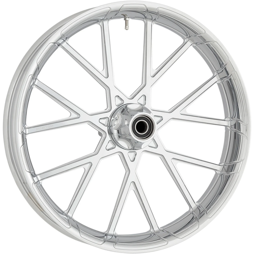 Arlen Ness 10102-204-6000 Procross Forged Aluminum Wheel - Front - Dual Disc/without ABS - Chrome - 21x3.5