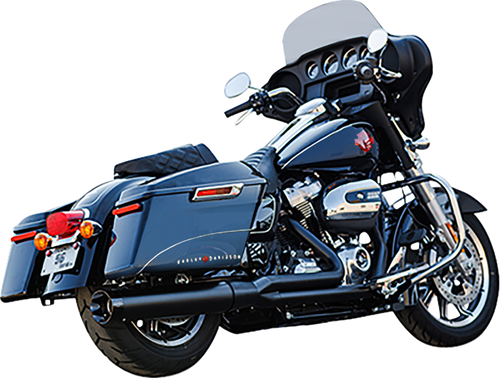 S&S CYCLE 550-0759 2-into-1 Sidewinder Exhaust System - 50-State Black M8 Touring