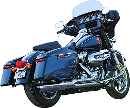 S&S CYCLE 550-0758 2-into-1 Sidewinder Exhaust System - 50-State Chrome M8 Touring