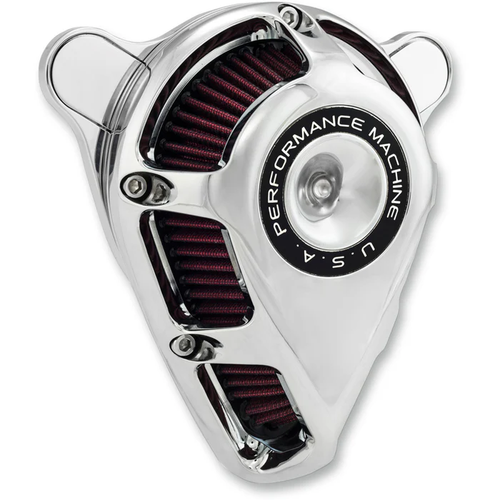 Performance Machine 0206-2167-CH Jet Air Cleaner Kit chrome