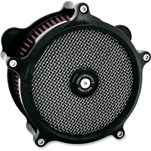 Performance Machine 0206-2165-B Super Gas Air Cleaner Kit black