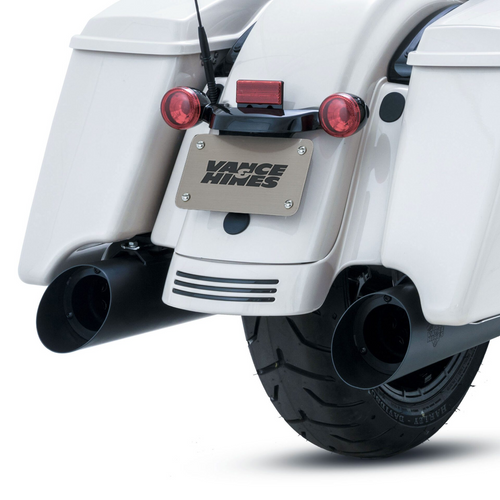 Vance & Hines 46764 Black 4.5" Blackslash 45 Exhaust Mufflers m8 touring Slash cut street road ultra glide
