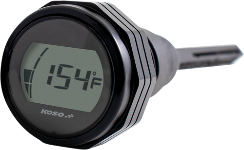 Koso BA053101 Black Digital Oil Level & Temp Dipstick  M8 Fl Touring 17-25
