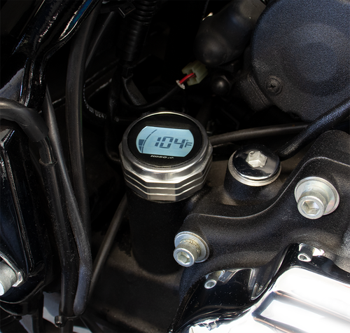 Koso BA053111 Silver Digital Oil Level & Temp Dipstick  M8 Fl Touring 17-25