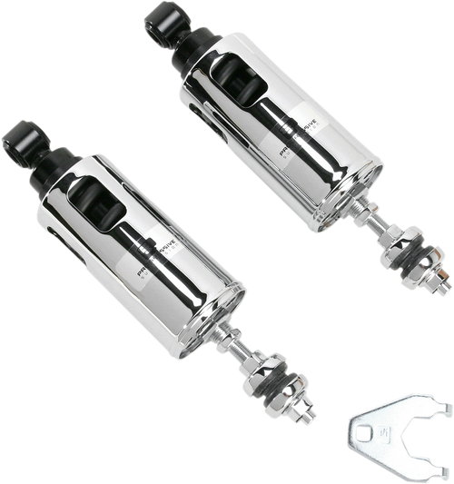 Progressive 422-4037C 422 Chrome Shocks Softail 2000-2017