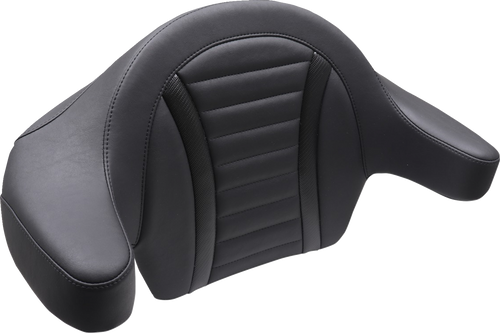 Mustang 88403 Deluxe Extended Passenger Arm Backrest Black 24-25 M8 glides