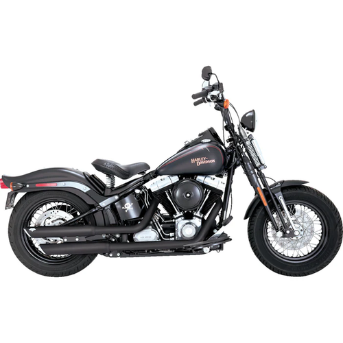 Vance & Hines 46842 3" Twin Slash Slip-On Mufflers - Black
