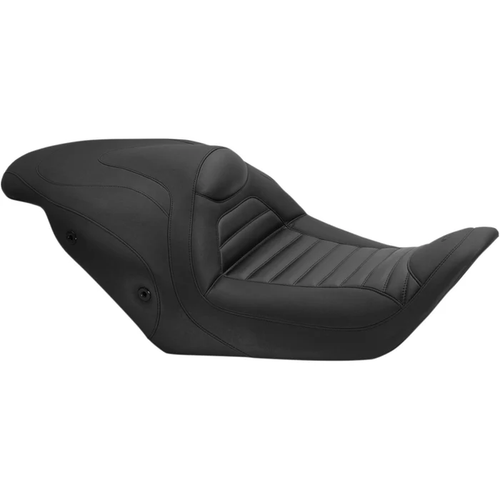 Mustang 76841 Tripper Fastback Seat Seat - Tripper Fastback - Front Tuck-n-Roll - Black - F6B