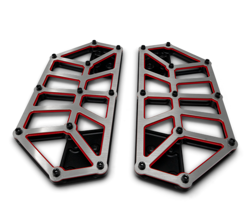 Kodlin NXL Redline Floorboards red Accent FL Glide Road Street Ultra K73253-RL