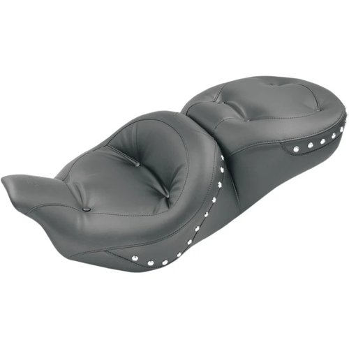 Mustang 76037 One-Piece 2-Up Ultra Touring Seat - Regal Touring Seat - '08-'21 FLT