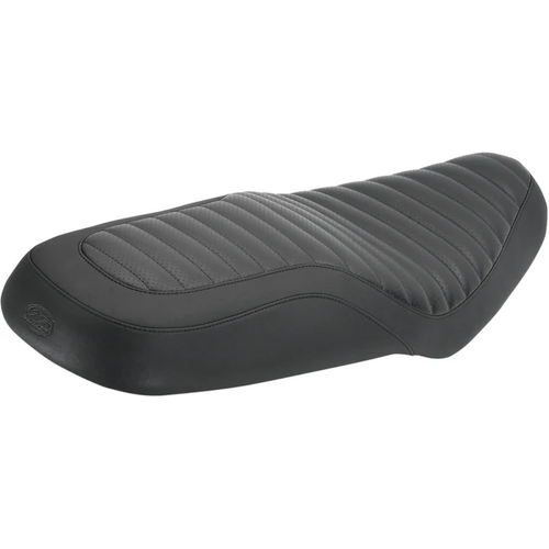 Mustang 76828 Ribbed One-Piece 2-Up Seat Classic Seat - Tuck and Roll - Bonneville