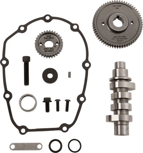 S&S CYCLE 330-0826 Camshaft Kit - HPT496C Gear Drive M8