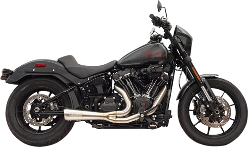 Bassani 1S75 2:1 Chrome Cat Delete Short Ripper Exhaust Softail 2025