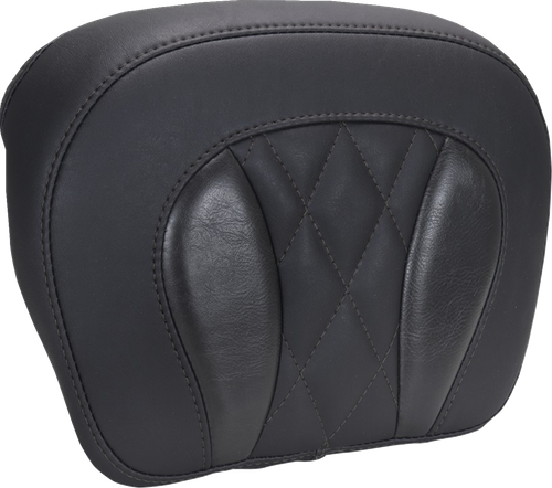 Mustang Chopped Diamond Tour-Pak Pad Black Stitching FL Touring 23-25 88440