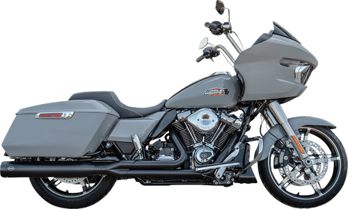 S&S CYCLE 550-1167 2-into-1 GNX Exhaust System - Race Only Guardian Black Touring