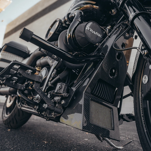 Trask Black Assault Engine Guard 17-23 FL Glide TM-3610BK