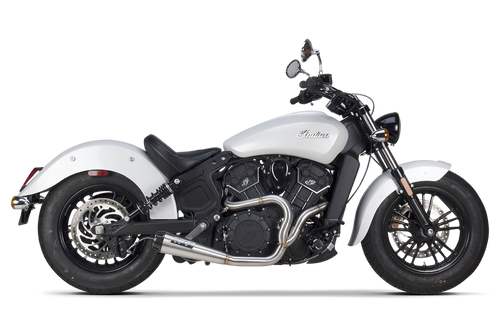 TBR 005-5550199 Brushed Stainless 2:1 Comp-S Full Exhaust w Carbon tip Scout 25-26