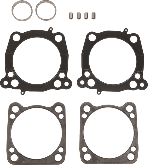 S&S CYCLE 900-1334 Gasket Kit - Head/Base/Exhaust 129"/132" Center Cooled M8
