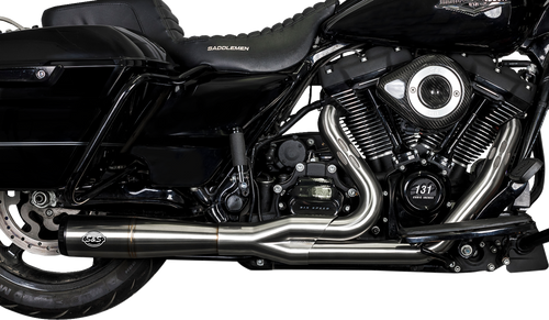 S&S CYCLE 550-1000 2-into-1 Diamondback Exhaust System - Stainless Steel Race Only