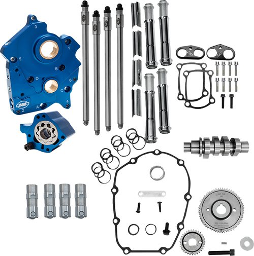 S&S 310-1382 496 Gear Cam Chest kit oil M8 17-25
