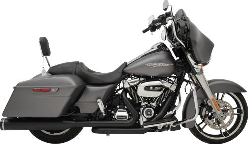 Khrome Werks 200810A-SR Black 2:1:2 Cat Delete Full Exhaust 18-25 m8 FL Touring NO END CAPS
