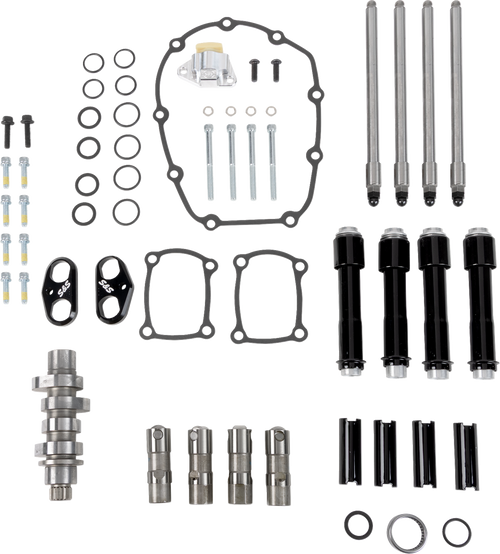 S&S CYCLE 310-1410 496 Camshaft Kit with Pushrod Tubes - 496 Chain Drive Black Pushrod Tubes M8
