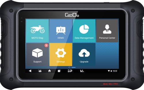 Cando Moto Mini Pro Diagnostic Tool Tuner & Tablet MOTOMINIPRO