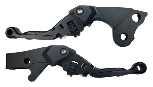 PSR 17-03651-22 Black Pro Series Adjustable Brake & Clutch Levers Indian Baggers