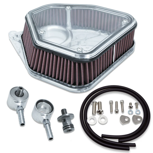 Alloy Art 2.8M8P Boom Box Max Volume Air Cleaner Kit Harley Davidson Road Street Glide 17-23 FL Touring Bagger