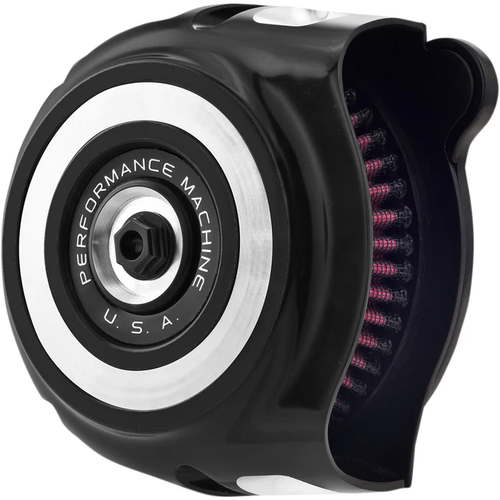 Performance Machine 0206-2142-BM Vintage Air Cleaner Contrast Cut